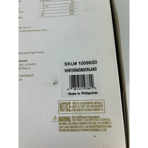 Kurt Adler Illuminated Christmas Tree Star Topper Winter Wonderfland Starburst - Picture 13 of 16